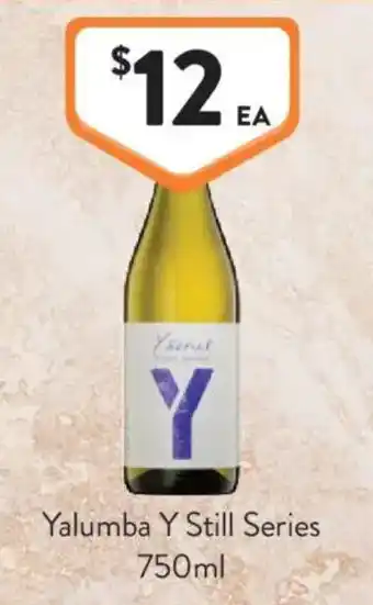 Foodworks Yalumba Y Still Series offer