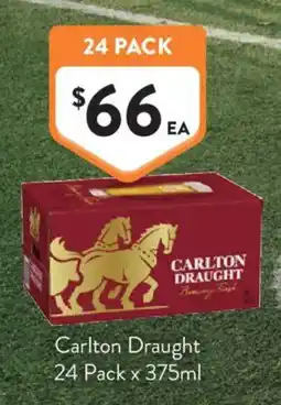 Foodworks Carlton Draught offer
