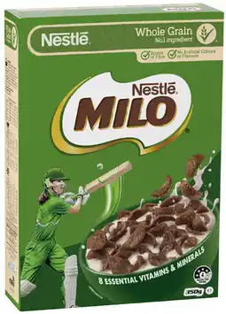 Coles Nestlé Milo Cereal offer