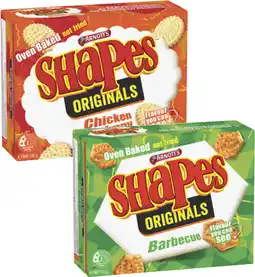 Coles Arnott's Shapes Crackers-190g offer