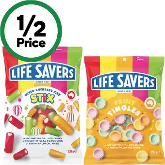 Woolworths Life Savers offer