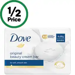 Woolworths Dove Beauty Bar 90g x offer