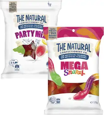 Coles The Natural Confectionery Co. or Sour Patch Kids Lollies 130g-230g offer