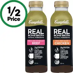 Woolworths Campbell’s Bone Broth Bottle offer