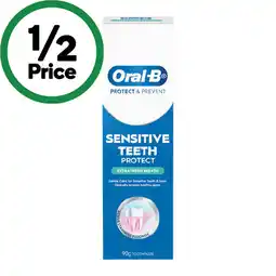 Woolworths Oral-B Sensitivity & Gum Care Toothpaste offer