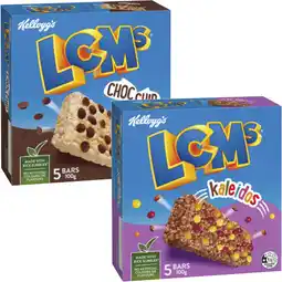 Coles Kellogg's LCMs Bars 100g-110g offer