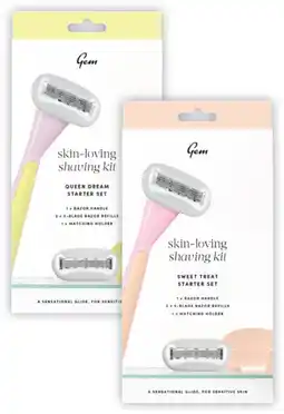 Coles Gem Skin Loving Shaving Kit 1 Each offer