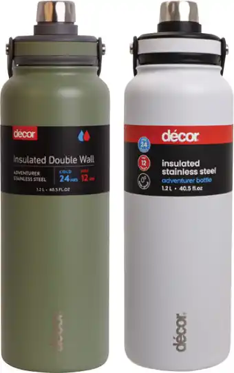 Coles Décor Adventurer Stainless Steel Bottle offer