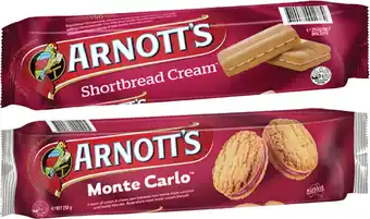 Coles Arnott's Creams Biscuits-250g offer