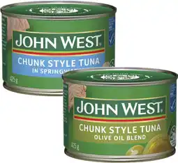 Coles John West Tuna offer