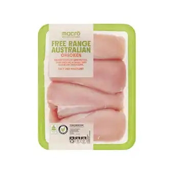 Woolworths Macro Free Range Australian Fresh RSPCA Approved Chicken Breast Fillets Skinless Bulk Tray offer