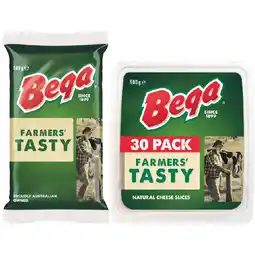 Woolworths Bega Block, Grated or Sliced Cheese 500g offer