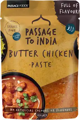 Coles Passage To India Butter Chicken Curry Paste offer
