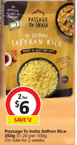 Coles Passage To India Saffron Rice offer