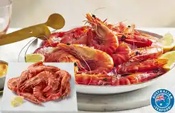 Coles Coles Australian Thawed Cooked Extra Large Black Tiger Prawns offer