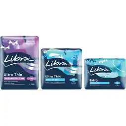 Woolworths Libra Ultra Thin or Extra Pads Pk 6-14 offer