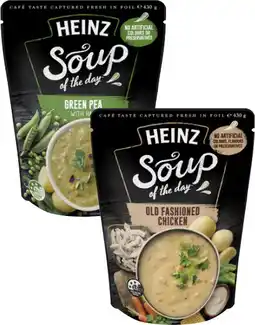 Coles Heinz Soup of the Day or Eat Well Soup 380g-430g offer
