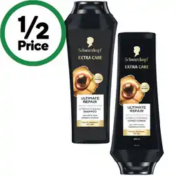 Woolworths Schwarzkopf Extra Care Shampoo or Conditioner 400ml offer