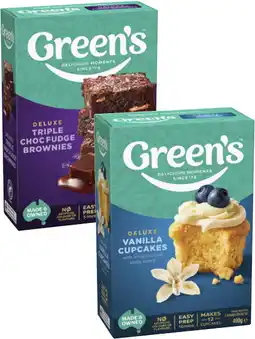 Coles Green's Deluxe Baking Mix-630g offer