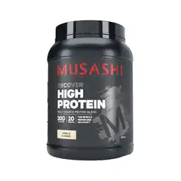 Woolworths Musashi High Protein Powder offer