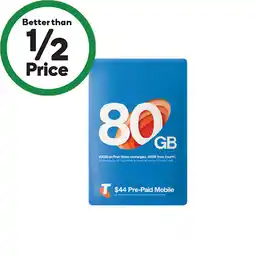 Woolworths Telstra $44 Starter Pack† offer