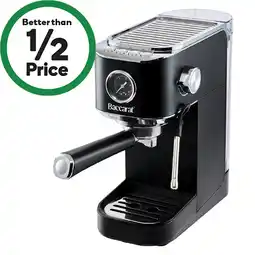 Woolworths Baccarat The Espresso Pro Coffee Machine offer