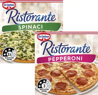 Coles Dr Oetker Ristorante Pizza-390g offer