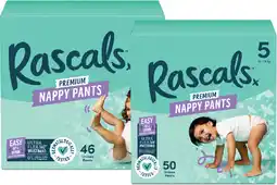 Coles Rascals Premium Jumbo Nappy Pants-56 Pack offer