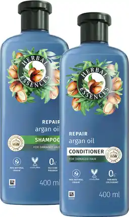 Coles Herbal Essences Shampoo or Conditioner 400mL offer