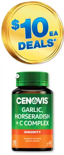 Good Price Pharmacy Cenovis Garlic, Horseradish + C Complex offer