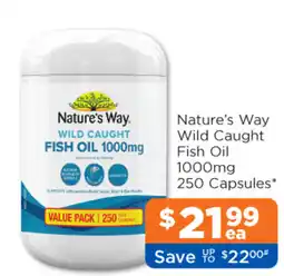 Good Price Pharmacy Nature's Way Wild Caught Fish Oil 1000mg offer