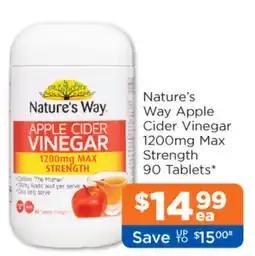 Good Price Pharmacy Nature's Way Apple Cider Vinegar offer