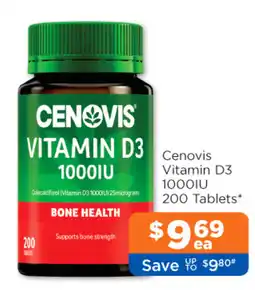 Good Price Pharmacy Cenovis Vitamin D3 1000IU offer
