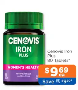 Good Price Pharmacy Cenovis Iron Plus offer