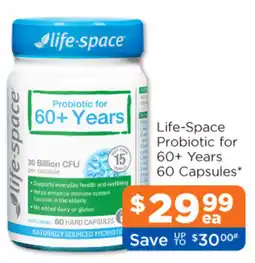 Good Price Pharmacy Life-Space Probiotic for 60+ Years offer