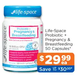 Good Price Pharmacy Life-Space Probiotic + Pregnancy & Breastfeeding offer