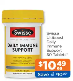 Good Price Pharmacy Swisse Ultiboot Daily Immune Support offer