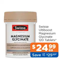 Good Price Pharmacy Swisse Ultiboost Magnesium Glycinate offer