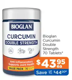 Good Price Pharmacy Bioglan Curcumin Double Strength offer