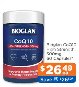 Good Price Pharmacy Bioglan CoQ10 High Strength offer