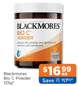 Good Price Pharmacy Blackmores Bio C Powder offer