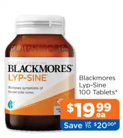 Good Price Pharmacy Blackmores Lyp-Sine offer