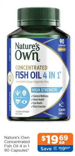 Good Price Pharmacy Nature's Own Concentrated Fish Oil 4 in 1 offer