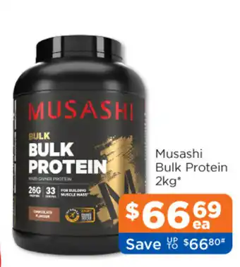 Good Price Pharmacy Musashi Bulk Protein offer