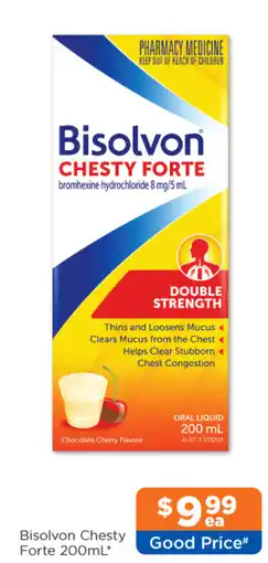 Good Price Pharmacy Bisolvon Chesty Forte offer