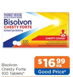 Good Price Pharmacy Bisolvon Chesty Forte offer