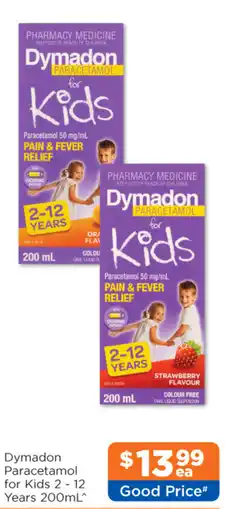 Good Price Pharmacy Dymadon Paracetamol for Kids 2 - 12 Years offer
