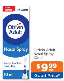Good Price Pharmacy Otrivin Adult Nasal Spray offer