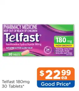 Good Price Pharmacy Telfast 180mg offer