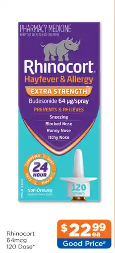 Good Price Pharmacy Rhinocort Hayfever & Allergy offer